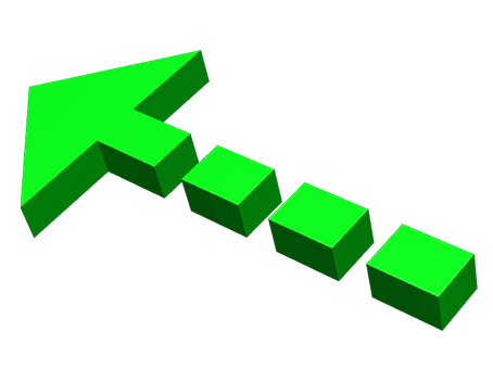 fleche  3D verte.png